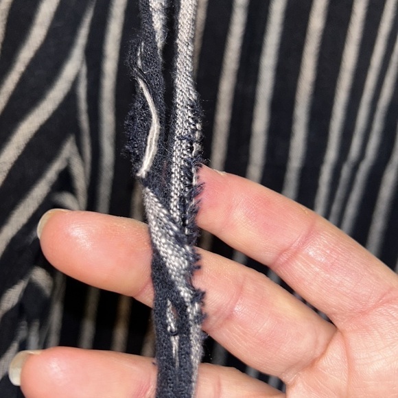 Ellen Tracy Linen Striped Pants Size Medium - Picture 4 of 7